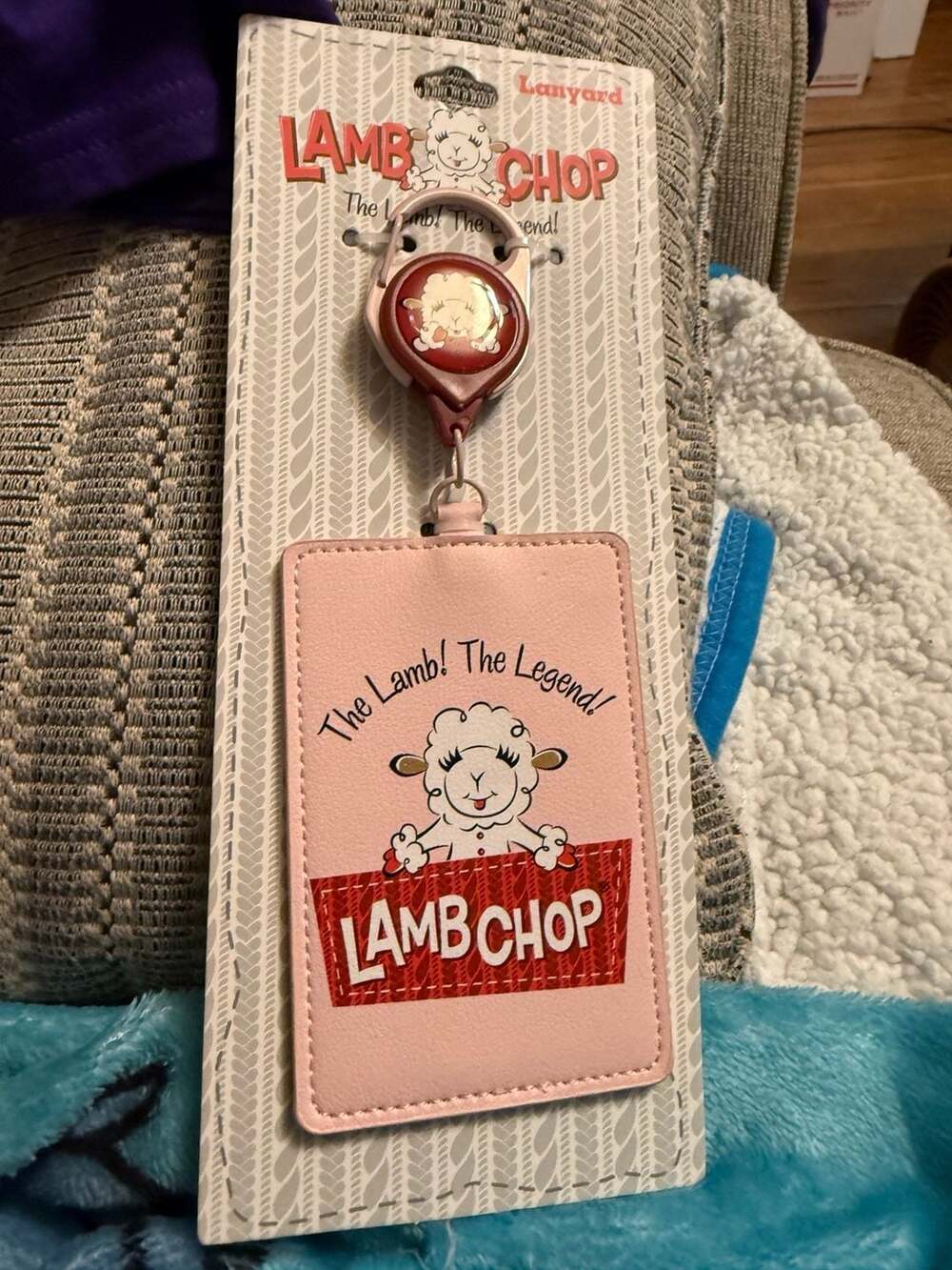 Lamb Chop The Lamb! The Legend! Retractable ID Badge Lanyard